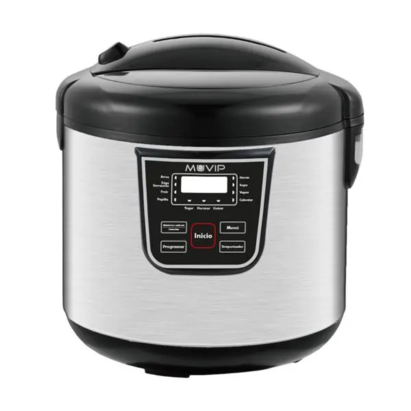 Muvip Olla a Presion Electrica - 5 Litros - 11 Programas Disponibles - 900W - Display LED - Acero In