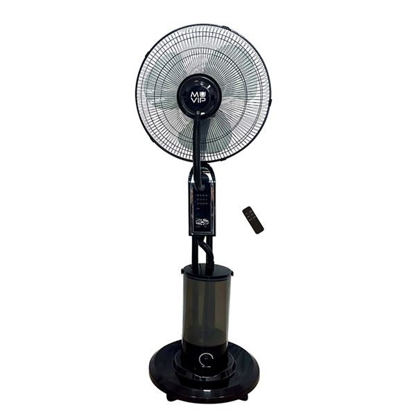 Muvip Ventilador de Pie - 75W - 40cm - 3 Velocidades - Nebulizador - Funcion de Oscilacion - Mando -
