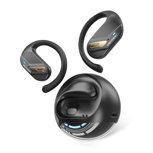 Vention OpenBeat O12 Auriculares Bluetooth 5.4 con Estuche de Carga - True Wireless - Open Ear - 7h 