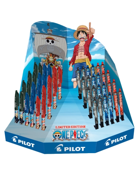 Pilot One Piece Expositor de 24 Boligrafos Frixion Ball + 24 Boligrafos Frixion Ball Plus - Borrable