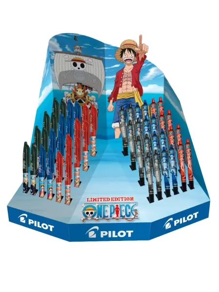 Pilot One Piece Expositor de 24 Boligrafos Frixion Ball + 24 Boligrafos Frixion Ball Plus - Borrable