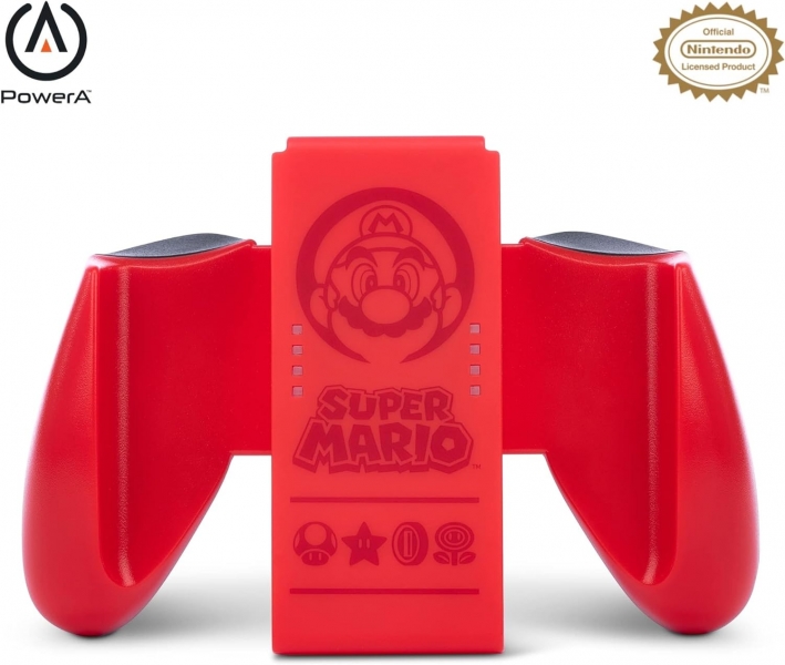 PowerA Comfort Grip Joy-Con para Nintendo Switch - Super Mario Red