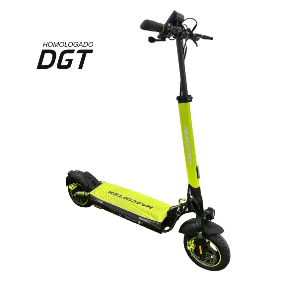 Mascooter S4 Patinete Electrico Motor 600W - Homologado DGT - Autonomia hasta 25km - Carga Maxima 12