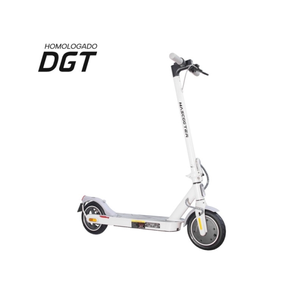 Mascooter S1 Essential Patinete Electrico Motor 300W - Homologado DGT - Autonomia hasta 20km - Carga