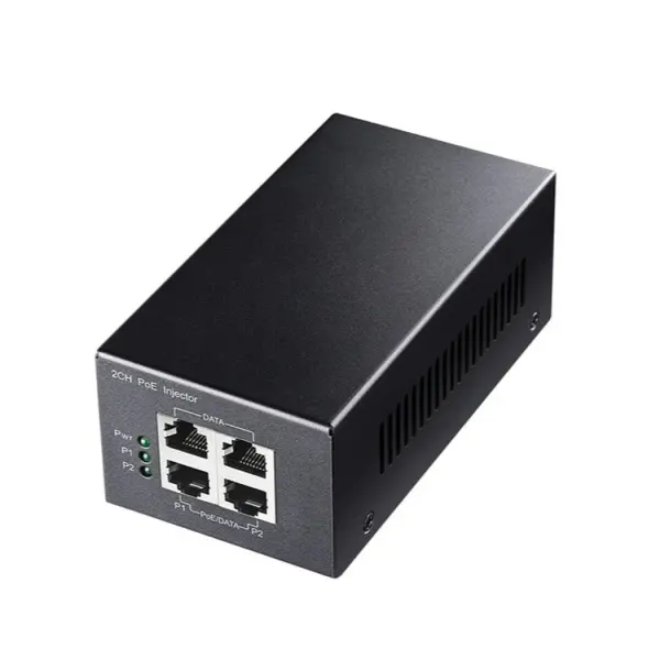 Cudy Inyector Gigabit PoE+/PoE - Potencia hasta 30W - 4 Puertos - Datos y Alimentacion por El Mismo 