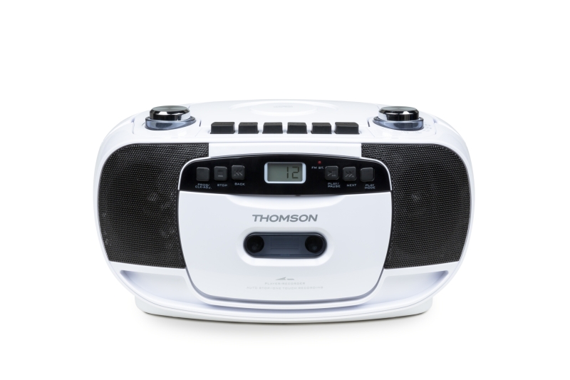 Thomson RK201CD Radio CD con Casete - Color Blanco