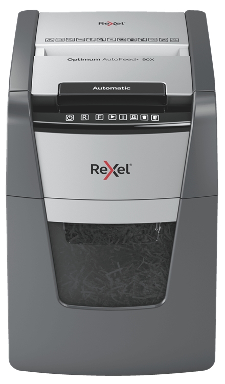 Rexel Optimum AutoFeed 90X Destructora Automatica de Corte en Particulas - 35L - Alimentacion Automa