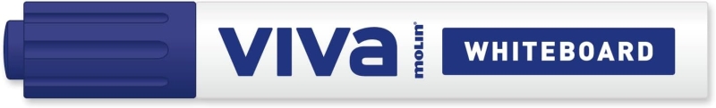 Molin Viva Rotulador para Pizarra Blanca - Punta Redonda de Fibra Sintetica - Trazo 3mm - Tinta con 
