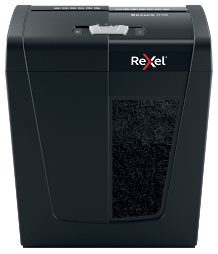 Rexel Secure X10 Destructora de Papel Manual Corte en Particulas - Destruye hasta 10 Hojas - 18L