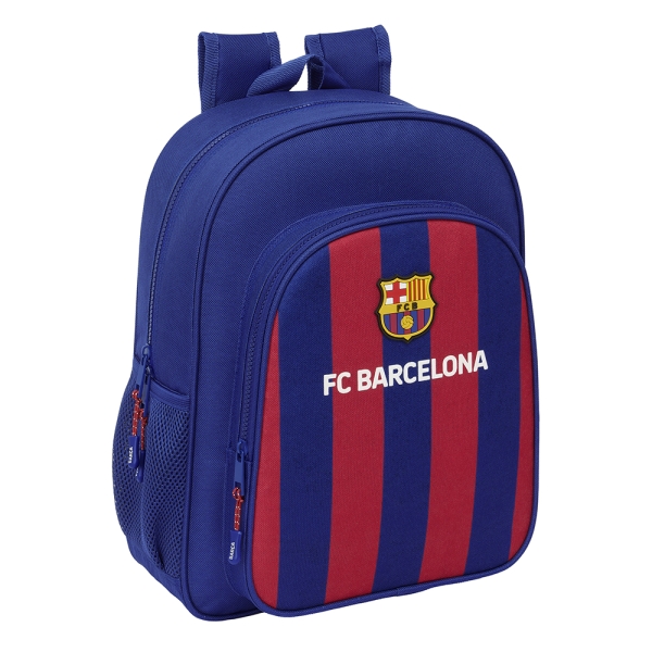 Safta F.C. Barcelona Mochila Infantil - Adaptable a Carro - Asa de Mano - 32x38x12cm - Color Rojo y 