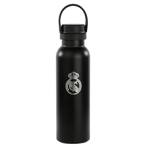 Safta Real Madrid 2� Equipacion 24/25 Botella Reutilizable 600ml - Doble Pared con Aislamiento - Bas