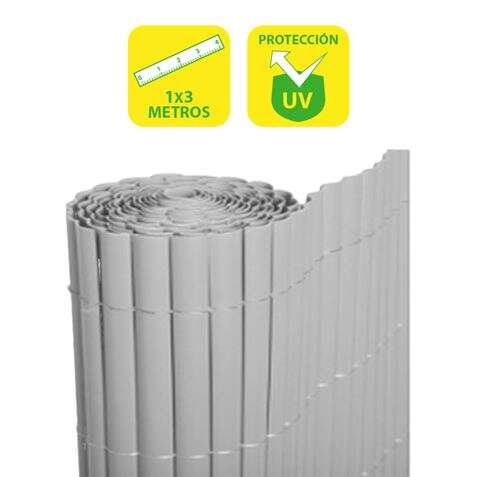 SunGarden Ca�izo Plastico Doble Cara 1x3m - Color Gris Claro