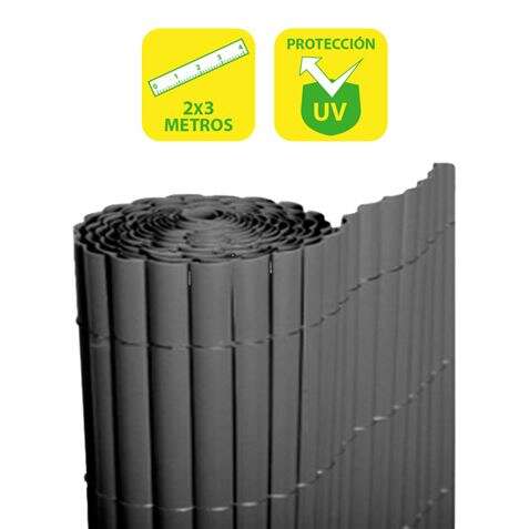 SunGarden Ca�izo Plastico Doble Cara 2x3m - Color Gris Oscuro