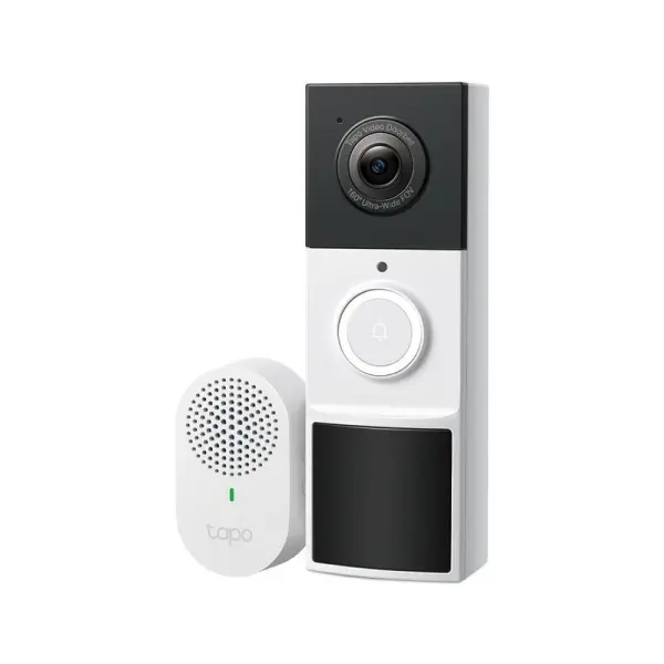 TP-Link Tapo D210 Timbre Inteligente con Video 2K 3MP - Vision Nocturna - Angulo de Vision de 160� -