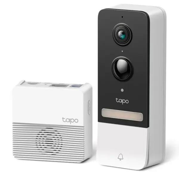 TP-Link Tapo D230S1 Timbre Inteligente con Video 2K 5MP - Vision Nocturna - Angulo de Vision de 160�