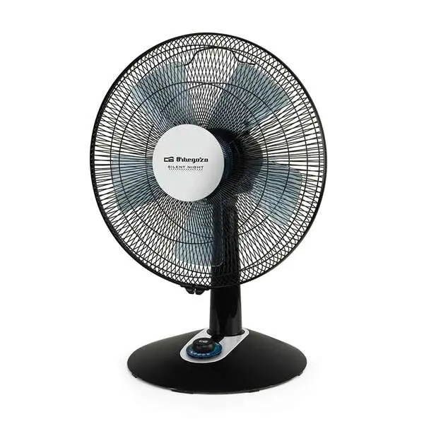 Orbegozo TF 0139 Ventilador de Sobremesa Elegante y Potente - Potencia 45W - 2 Velocidades + Turbo +