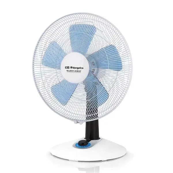 Orbegozo TF 0148 Ventilador de Sobremesa con 4 Velocidades - Modo Silent y Turbo - Dise�o Compacto y