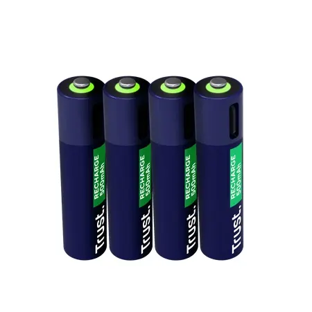Trust Pack de 4 Pilas Recargables 500 mAh AAA