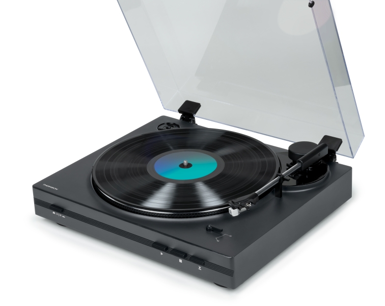 Thomson TT355 Giradiscos Preamplificado - Funcion Parada Automatica - Color Antracita