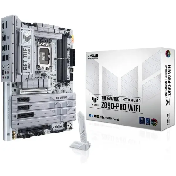 Asus TUF Gaming Z890-PRO WIFI Placa Base LGA 1851 - WiFi 7, Bluetooth, HDMI, DisplayPort, 4x DDR5, 4