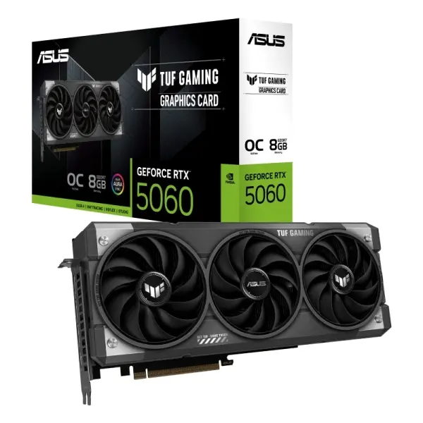 Asus TUF Gaming GeForce RTX 5060 OC Edition Tarjeta Gr�fica 8GB GDDR7