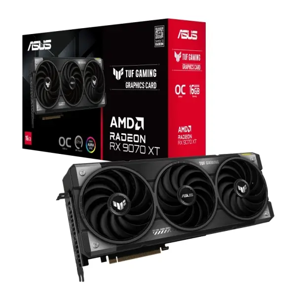 Asus TUF Gaming Radeon RX 9070 XT OC Tarjeta Gr�fica 16GB GDDR6