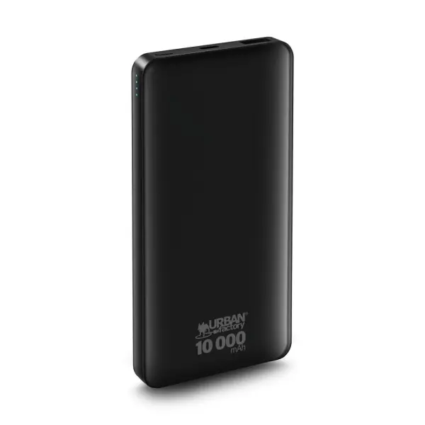 Urban Factory Juicee Max Powerbank 10000mAh - Entrada USB-C - Salida USB-C y USB-A - Color Negro