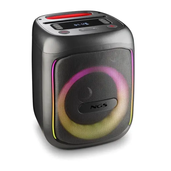 NGS Wild Swag Go Altavoz Portatil 80W TWS Bluetooth 5.0 - Autonomia hasta 10h - USB y Aux In - Ilumi