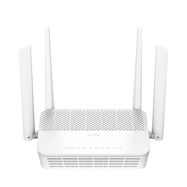 Cudy Router PoE WiFi 6 2.5G Mesh Dual Band AX3000 - Velocidad hasta 1000Mbps - 4 Puertos - 4 Antenas