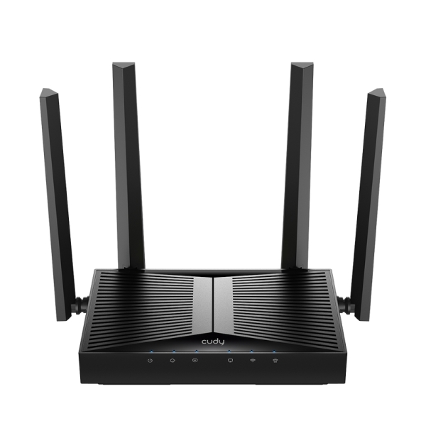 Cudy Router WiFi 7 Dual Band Gigabit BE3600 - Velocidad hasta 1000Mbps - 5 Puertos - 4 Antenas Fijas