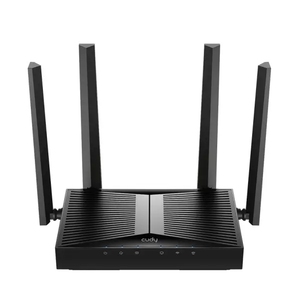 Cudy Router WiFi 7 Dual Band Gigabit BE3600 - Velocidad hasta 1000Mbps - 5 Puertos - 4 Antenas Fijas