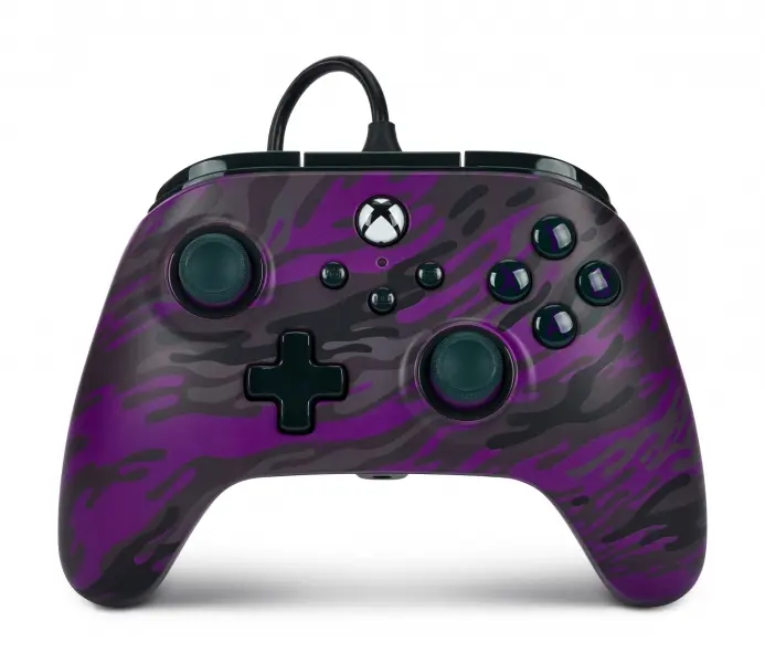 PowerA Mando con Cable Advantage para Xbox Series X|S - Purple Camo