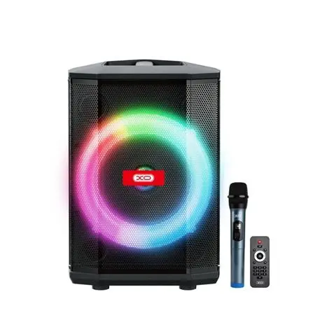 XO F53 Altavoz Karaoke - Bluetooth 5.0 - 40W - Funcion TWS - Iluminacion RGB - Microfono Inalambrico