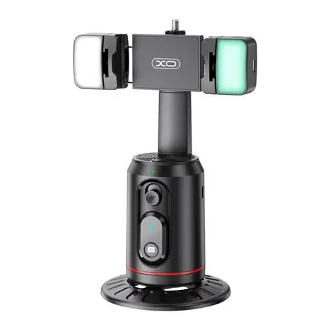 XO SS16LED Soporte Sobremesa para Smartphone - Seguimiento y Reconocimiento Facial - Motorizado 360�