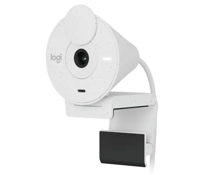 Logitech Brio 300 Webcam Full HD - 2 Megapixeles - Campo Visual 70º - Color Blanco Crudo