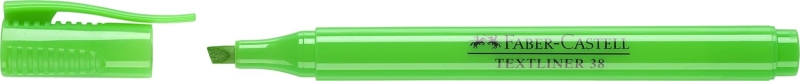 Faber-Castell Textliner 38 Marcador Fluorescente - Cuerpo Fino - Punta Biselada - Trazo Grueso y Fin