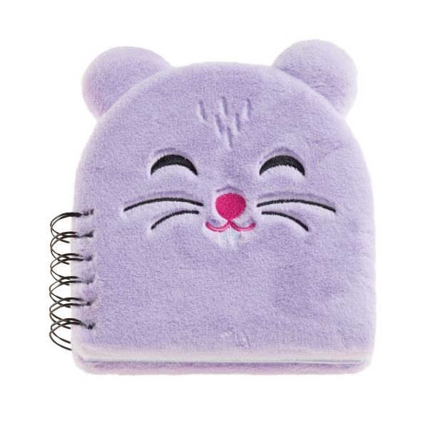Miquel Rius Back2Fun Cuaderno Peluche Hamster - 160 Hojas Rayadas de Papel 80 g/m2 - Guardas Estampa
