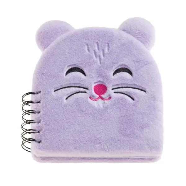 Miquel Rius Back2Fun Cuaderno Peluche Hamster - 160 Hojas Rayadas de Papel 80 g/m2 - Guardas Estampa