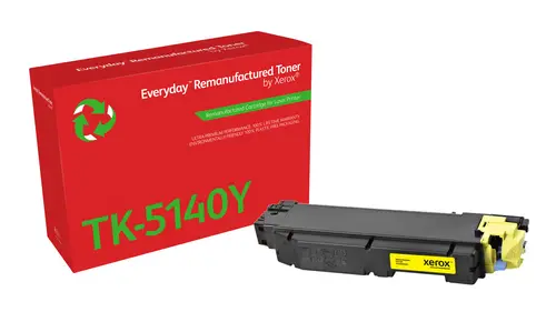 Xerox Everyday Kyocera TK5140 Amarillo Cartucho de Toner Remanufacturado - Reemplaza 1T02NRANL0/TK51