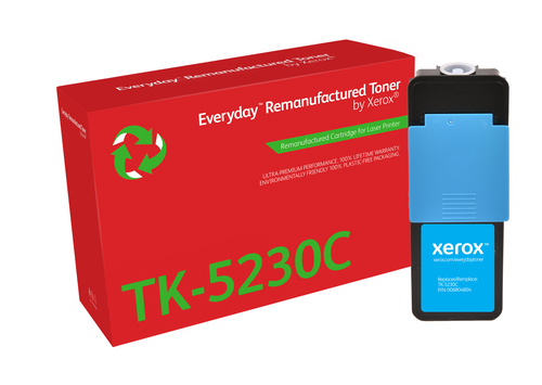 Xerox Everyday Kyocera TK5220/TK5230 Cyan Cartucho de Toner Remanufacturado - Reemplaza 1T02R9CNL1/1