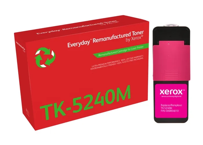 Xerox Everyday Kyocera TK5240 Magenta Cartucho de Toner Remanufacturado - Reemplaza 1T02R7BNL0/TK524