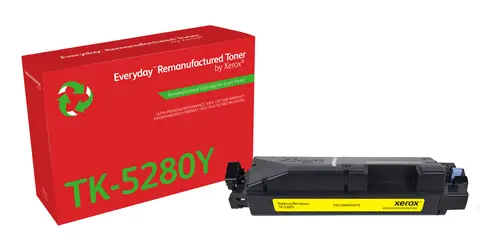 Xerox Everyday Kyocera TK5280 Amarillo Cartucho de Toner Remanufacturado - Reemplaza 1T02TWANL0/TK52