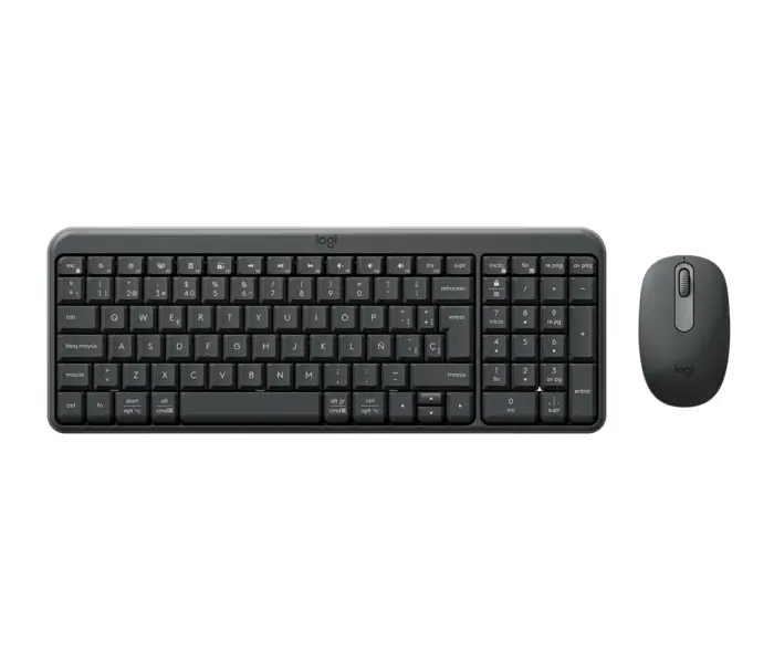 Logitech MK250 Compact Bluetooth Wireless Combo Pack Inalambrico + Raton - Uso Ambidiestro - Indicad