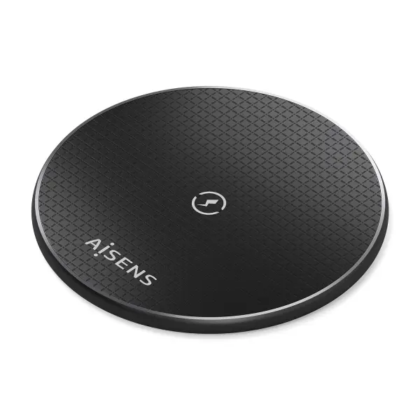 Aisens Cargador Inalambrico 15W - USB-C - Protocolo Qi - Proteccion Contra Sobretension, Sobretemper
