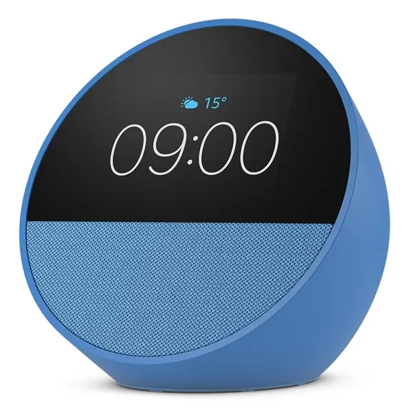 Amazon Echo Spot Altavoz y Despertador Inteligente - Sonido Potente e Intenso - Alexa - Color Azul