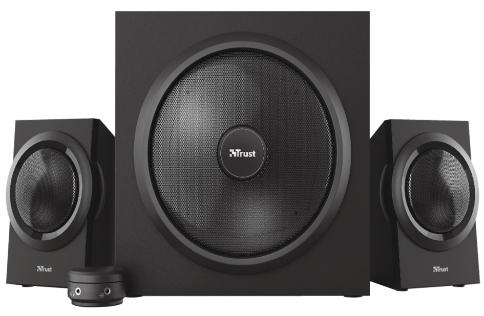 Trust Yuri Sistema de Altavoces 2.1 120W - Subwoofer 30W - Control de Bajos - Cable de 1.50m - Color