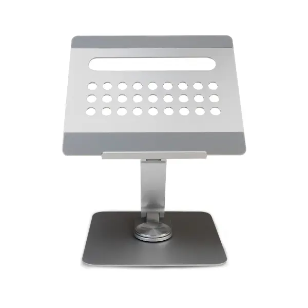 Ewent Soporte de Sobremesa para Portatil - Aluminio - Multipuerto 7 en 1 - Rotacion 360 - Ajustable 