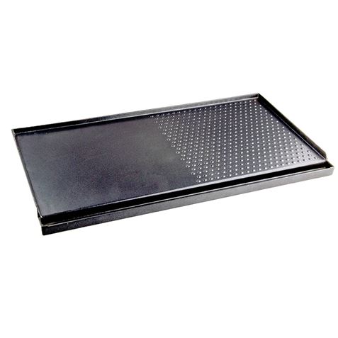 Muvip Plancha De Asar para Cocina Portatil - Zona Recoge Grasa - Bordes Antisalpicaduras - Revestimi