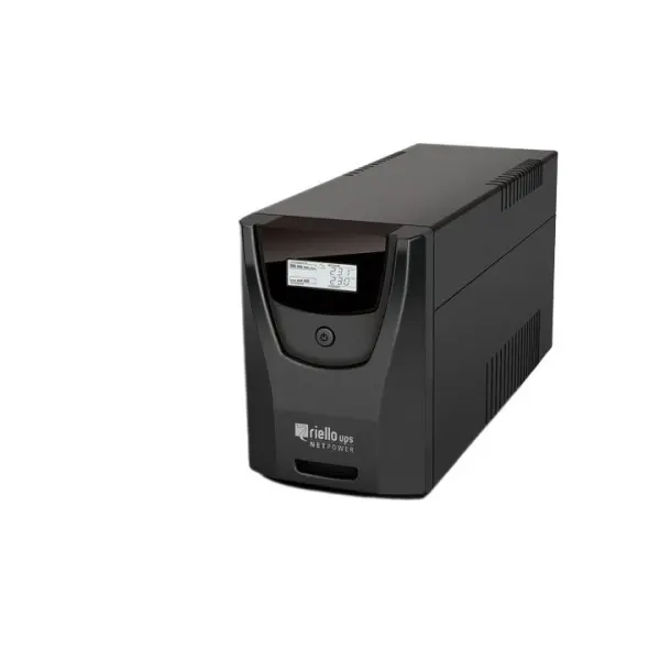 Riello Net Power SAI 1000VA - 600W - Tecnologia Line Interactive - USB, 4x Shucko - Color Negro