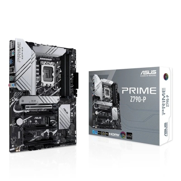 Asus Prime Z790-P Placa Base Intel 1700 - HDMI, DisplayPort, PCIe 3.0, 4.0 y 5.0 M2, 4x Sata III, US